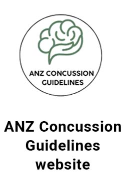 ANZ Concussion Guidelines website