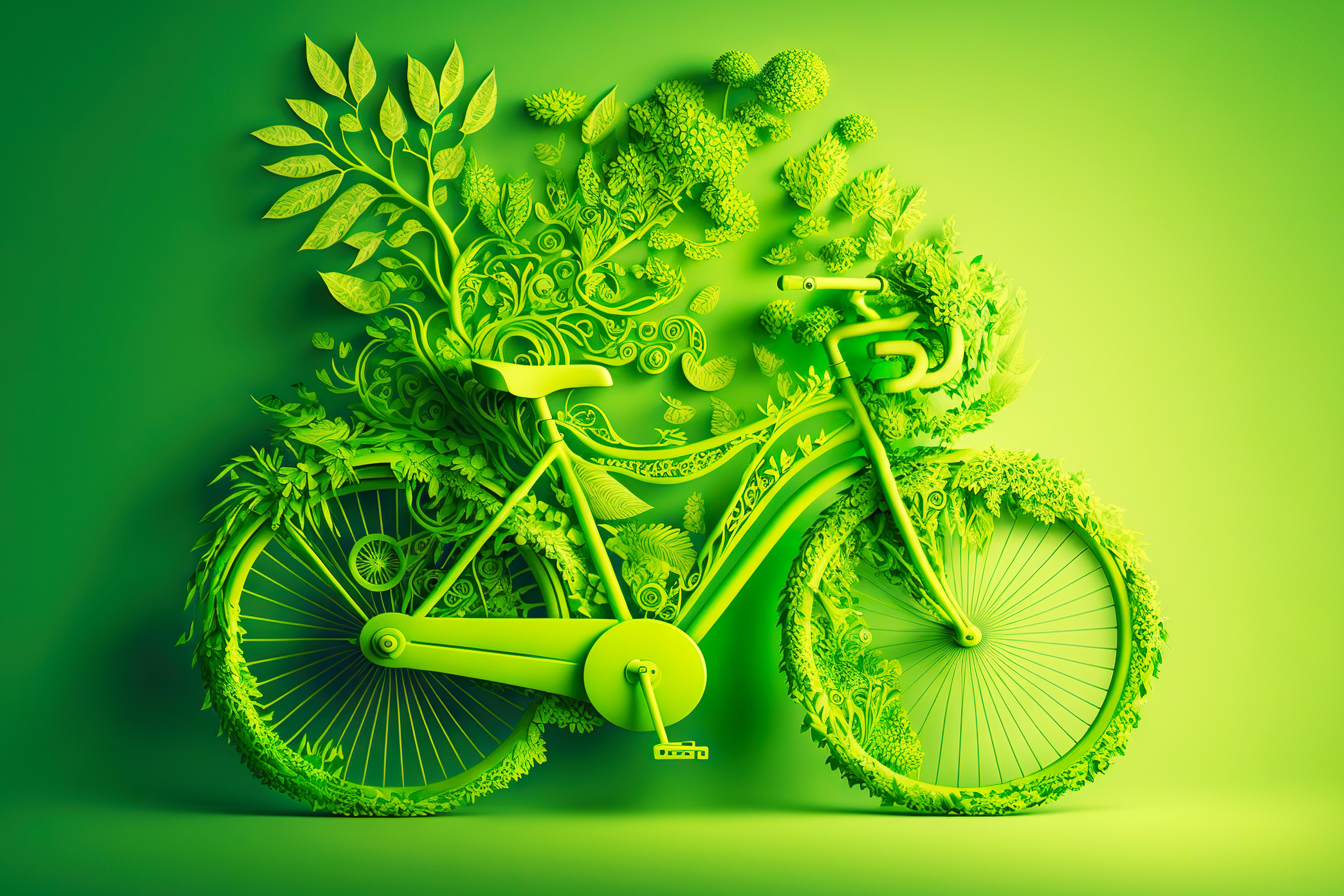 Green bike